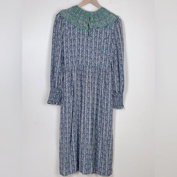 GHOST Arya Midi Dress Floral Cottagecore Romantic Bodice Size Small - Picture 4 of 13